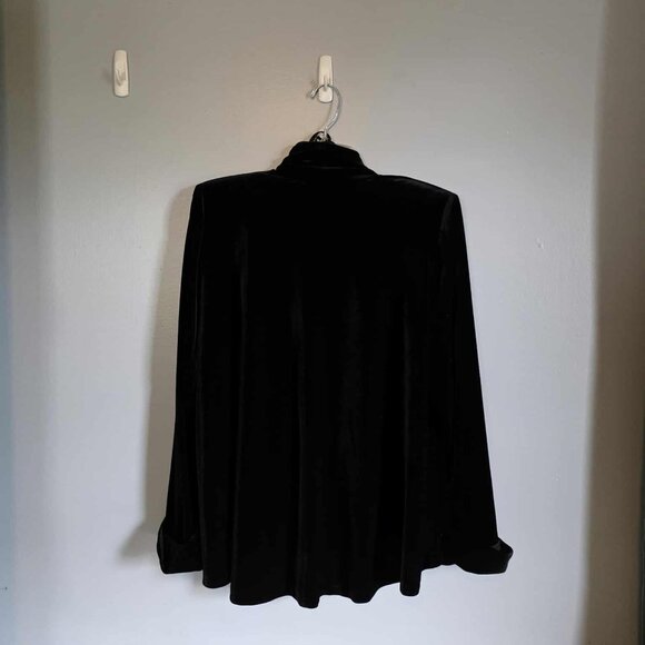 EUC Dress Barn Swing Jacket Plush Fabric - Picture 3 of 5